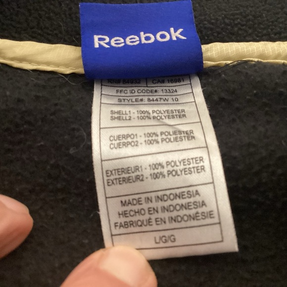 Pittsburgh Penguins Full zip Women’s Jacket fleece size Large NHL Reebok - Picture 10 of 15